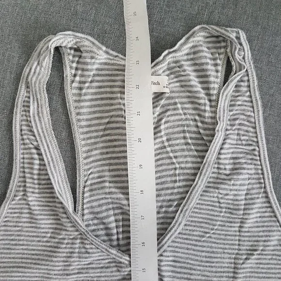 SOLD Abercrombie and Fitch V-Neck Racerback Stripe Tank Top - Picture 6 of 10